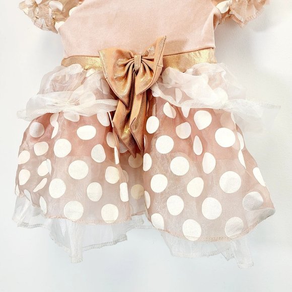 DISNEY Minnie Mickey Mouse Little Girl Pink Dress 2T Toddler SMALL Costume - Picture 7 of 14